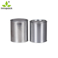 Recipientes de latas de metal vazias redondas de 500 ml com tampas